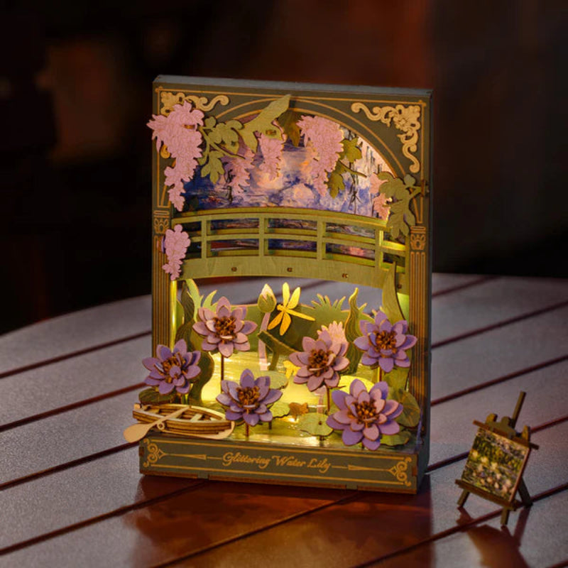 Puzzle 3D Robotime Miniatura - Glittering Water Lily 🌸