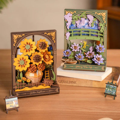 Puzzle 3D Robotime Madera- Golden Sunflower 🌻 (TH002)