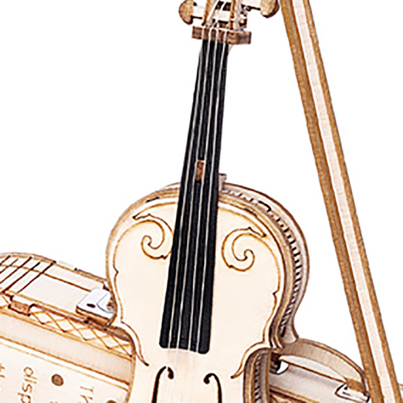 PUZZLE 3D MADERA ROBOTIME - Violin Capriccio TG604K (Violín) 🎻🎼