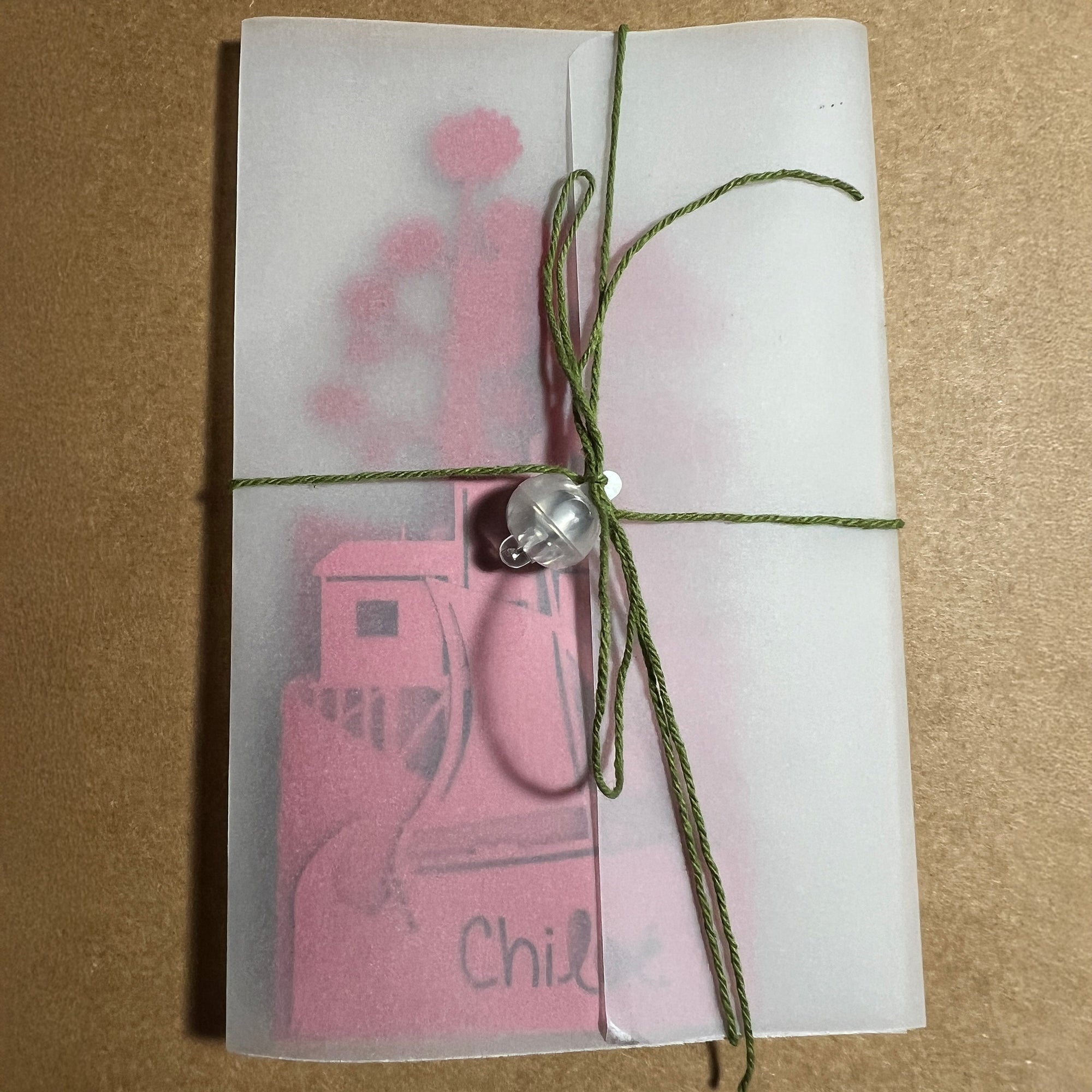 Tarjeta pop up Papelúdico Plisado - Chiloé 🇨🇱