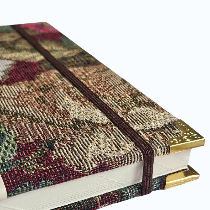 Tiaremac - Agenda "Flora" artesanal - Vintage - Hecha a mano en Chile 🇨🇱 💐📖