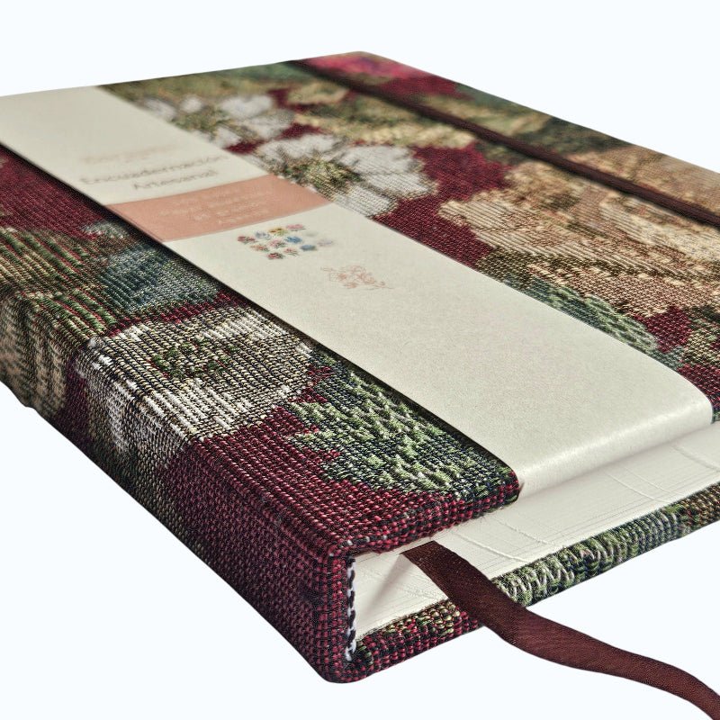 Tiaremac - Agenda "Flora" artesanal - Vintage - Hecha a mano en Chile 🇨🇱 💐📖