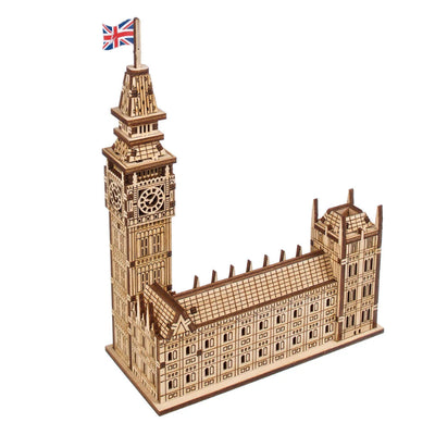 Puzle 3D de madera - Big Ben - Ugears 🕰️