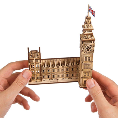 Puzle 3D de madera - Big Ben - Ugears 🕰️