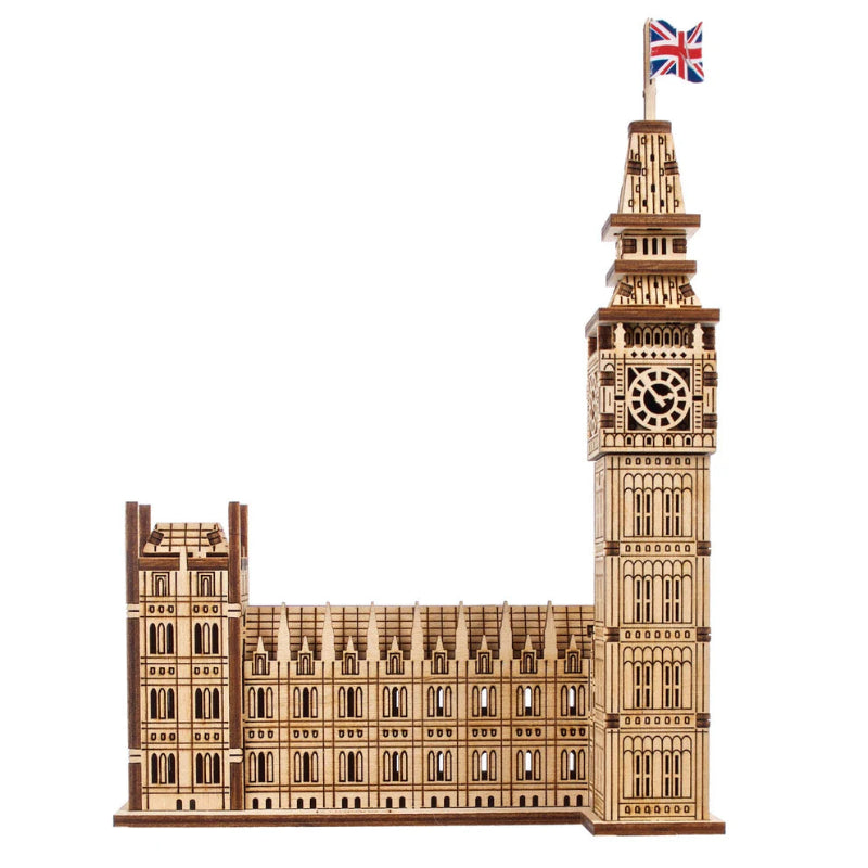 Puzle 3D de madera - Big Ben - Ugears 🕰️