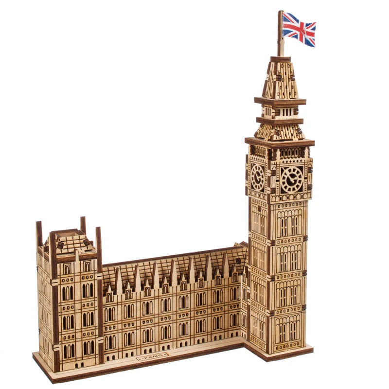 Puzle 3D de madera - Big Ben - Ugears 🕰️