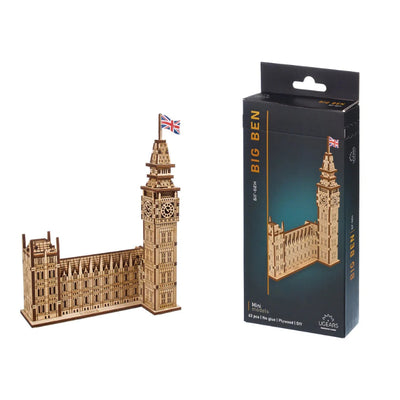 Puzle 3D de madera - Big Ben - Ugears 🕰️