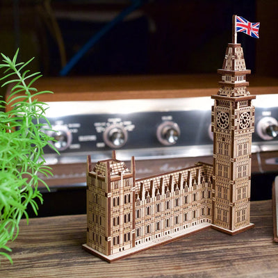 Puzle 3D de madera - Big Ben - Ugears 🕰️
