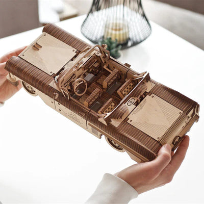 Ugears Puzle 3D de madera - Cabriolet de Ensueño VM-05 🚗💨