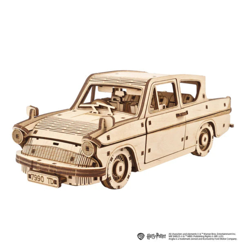 Ugears_Puzle 3D de Madera- Ford Anglia Volador™ - Harry Potter™ 🪄🚗✨
