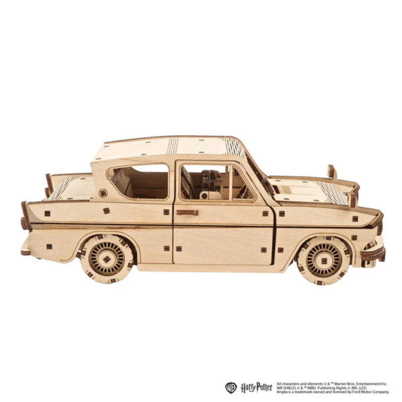Ugears_Puzle 3D de Madera- Ford Anglia Volador™ - Harry Potter™ 🪄🚗✨