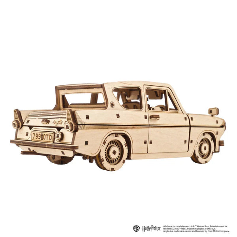 Ugears_Puzle 3D de Madera- Ford Anglia Volador™ - Harry Potter™ 🪄🚗✨