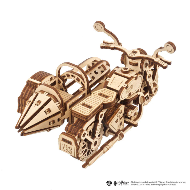 Puzle 3D de madera - Motocicleta Voladora de Hagrid™ - Ugears (Línea Harry Potter) 🏍️⚡