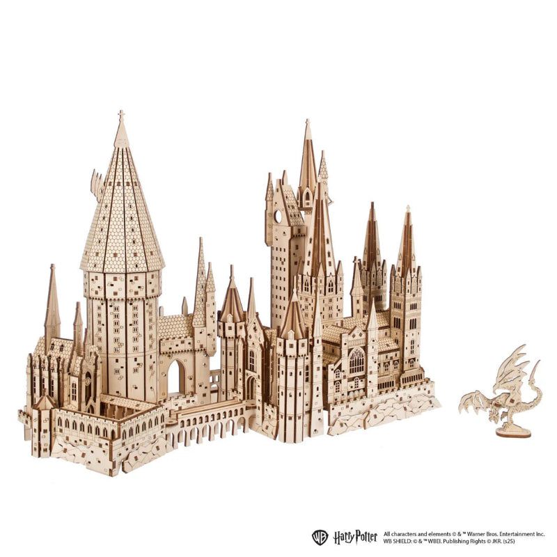 Puzle 3D de madera- Castillo de Hogwarts- Ugears (Linea Harry Potter) ⚡👓