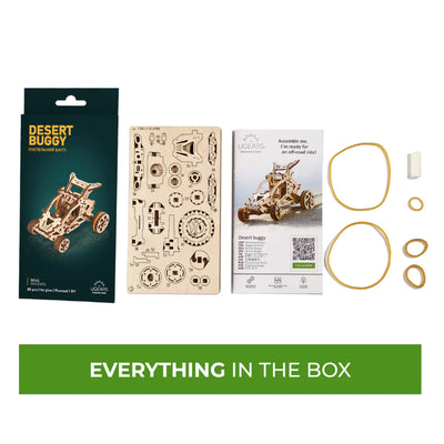 Puzle 3D de madera mecánico Ugears- Dessert Buggy 🌵