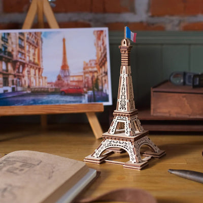 Puzle 3D de madera - Torre de París - Ugears 🗼✨