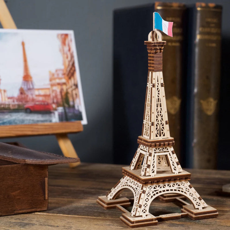 Puzle 3D de madera - Torre de París - Ugears 🗼✨