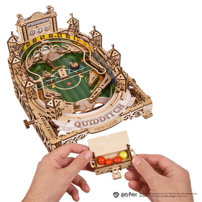 Puzle 3D de madera- Quidditch™ Fliper- Ugears (Linea Harry Potter) ⚡👓