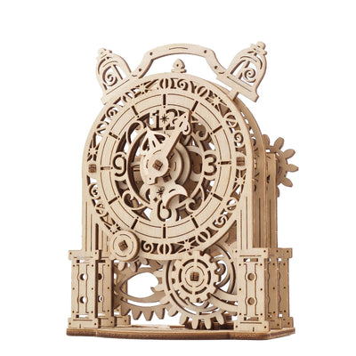 Puzle 3D de madera mecánico UGEARS- Reloj Alarma retro (Vintage Alarm Clock)  ⏰