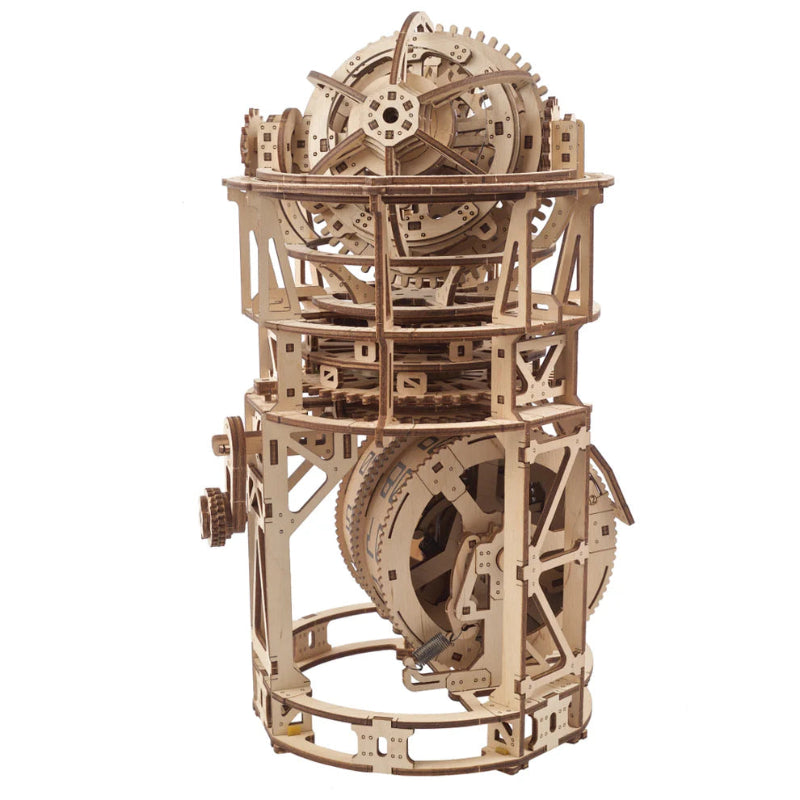 Puzle 3D de madera mecánico Ugears- Reloj Tourbillon de Sobremesa Astrónomo ⭐⚙️