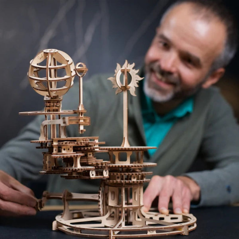 Puzle 3D de madera - Tellurion Mecánico - Ugears 🌍🌙☀️