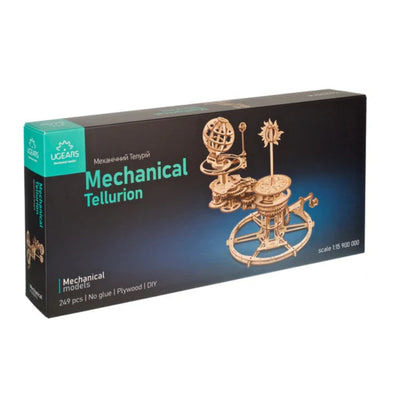 Puzle 3D de madera - Tellurion Mecánico - Ugears 🌍🌙☀️
