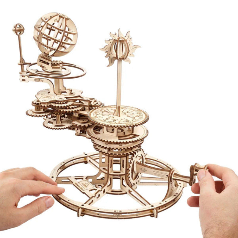 Puzle 3D de madera - Tellurion Mecánico - Ugears 🌍🌙☀️