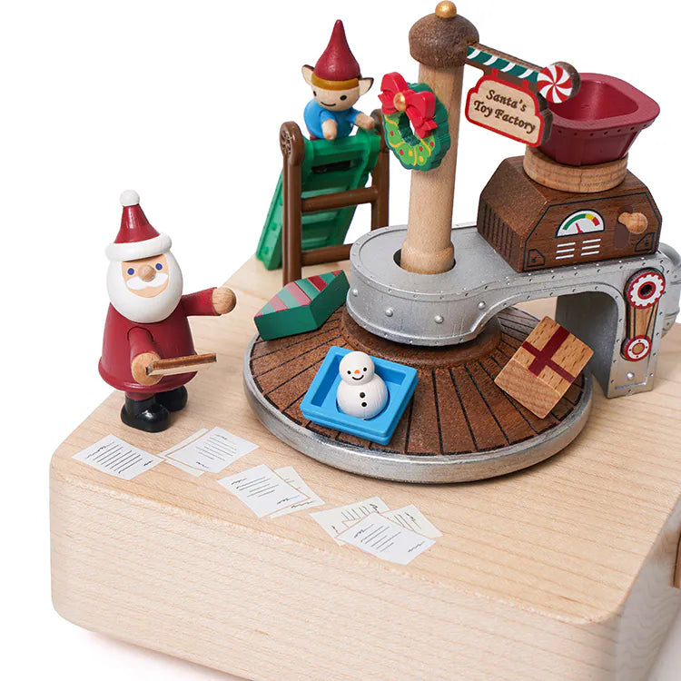 CAJITA MUSICAL WOODERFUL LIFE-  El taller del Viejo Pascuero ("SANTA'S WORKSHOP")  🎅🎁