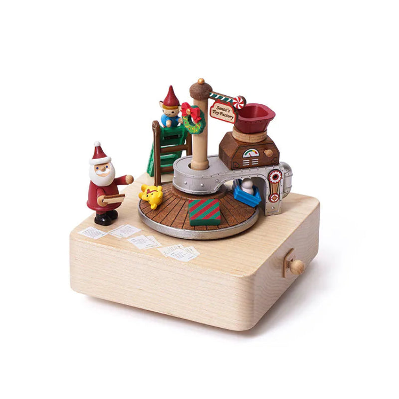 CAJITA MUSICAL WOODERFUL LIFE-  El taller del Viejo Pascuero ("SANTA'S WORKSHOP")  🎅🎁