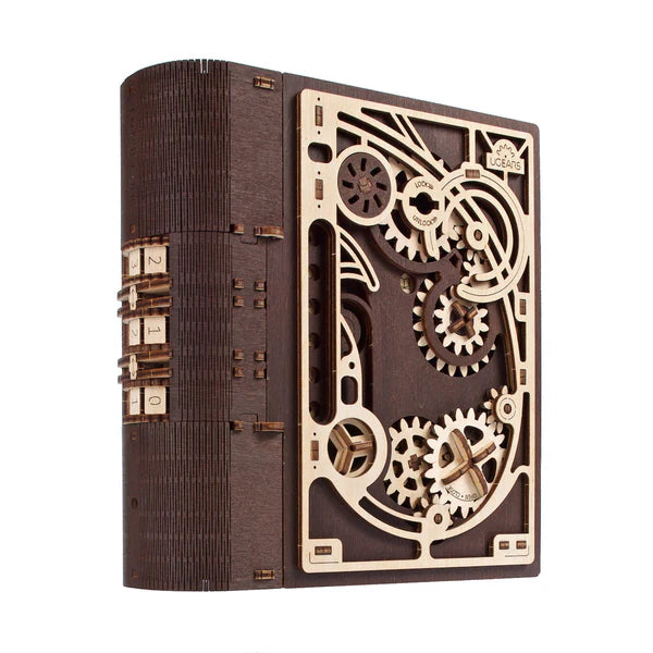 Puzle 3D de madera mecánico UGEARS- Libro de Secretos 📕