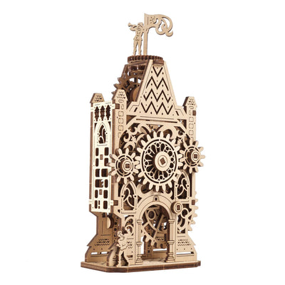 Puzle 3D de madera mecánico UGEARS- Antigua Torre del Reloj (Old clock tower) 🕰️