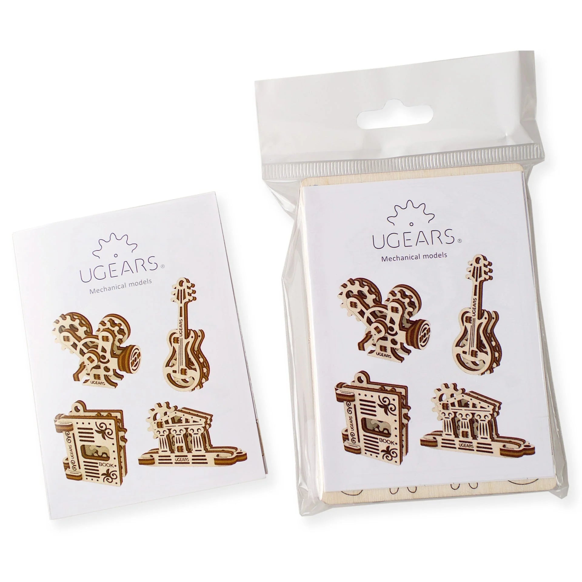 Puzle 3D de madera mecánico UGEARS - U-Fidgets Creations  🎥🏛🎸