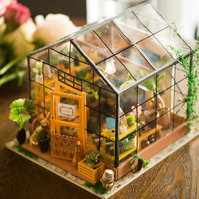 Puzzle 3D Robotime Miniatura - Cathy´s Green House - DG104
