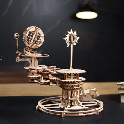 Puzle 3D de madera - Tellurion Mecánico - Ugears 🌍🌙☀️