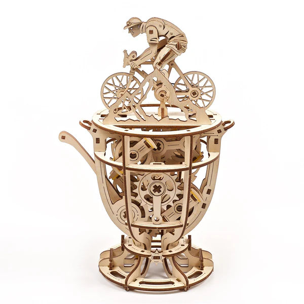 Puzle 3D de madera- Ciclista Autómata- Ugears 🚴