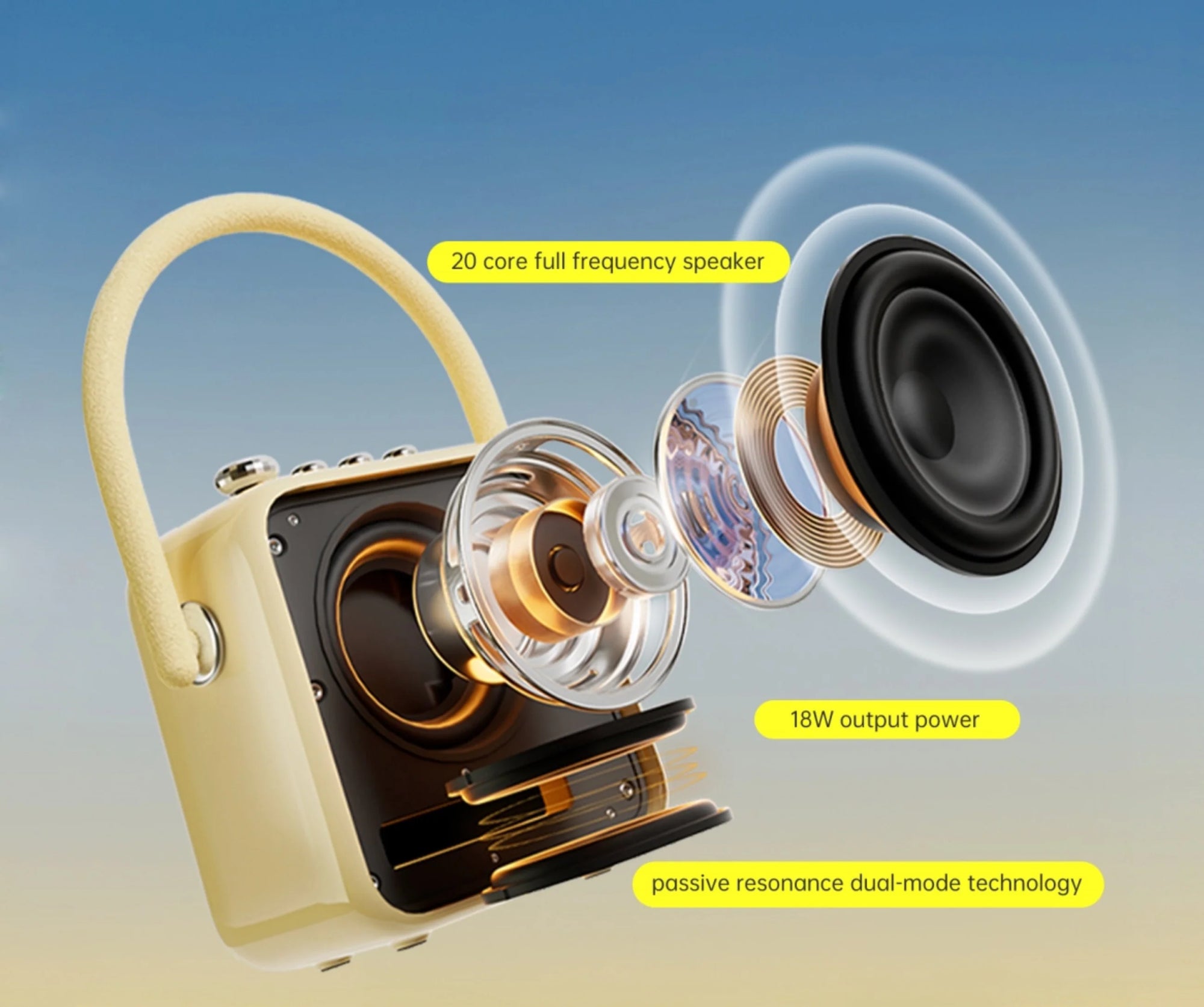 Parlante Bluetooth Divoom- Songbird HQ-SE  (Mini Karaoke) 🎤🎤