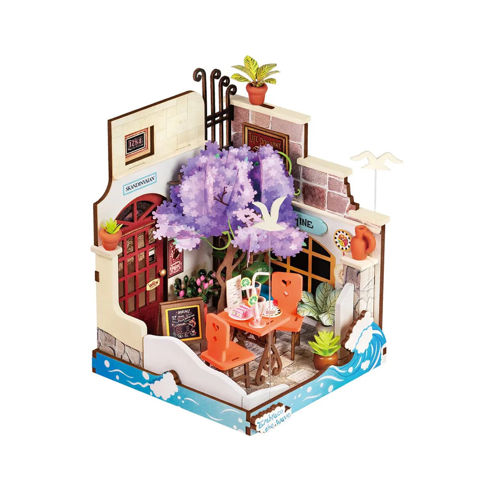 PUZZLE 3D MADERA ROBOTIME - Sea Holiday Restaurant DS039  🍽️
