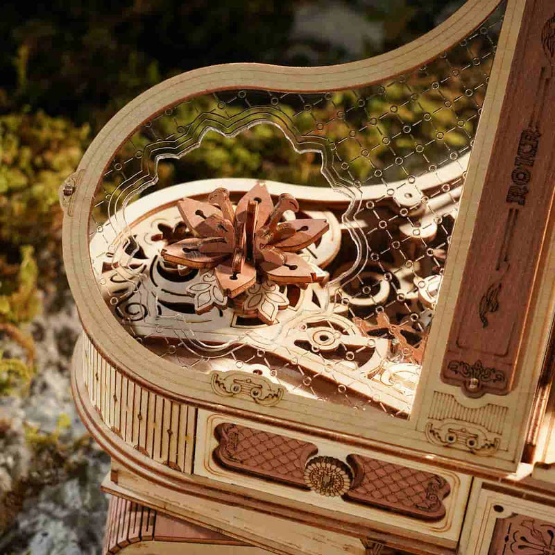 Puzzle 3D madera Robotime- Magic Piano AMK81 (Piano Mágico)🎵🎹