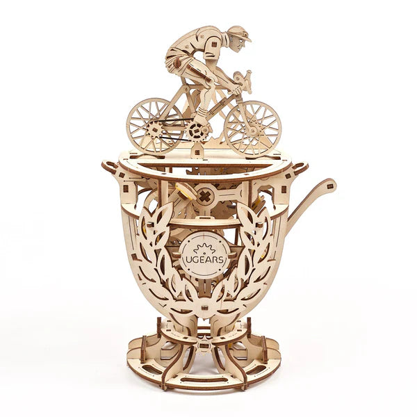Puzle 3D de madera- Ciclista Autómata- Ugears 🚴