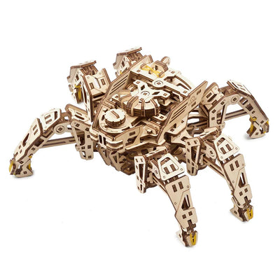 Puzle 3D de madera- Hexápodo- Ugears 🕷️