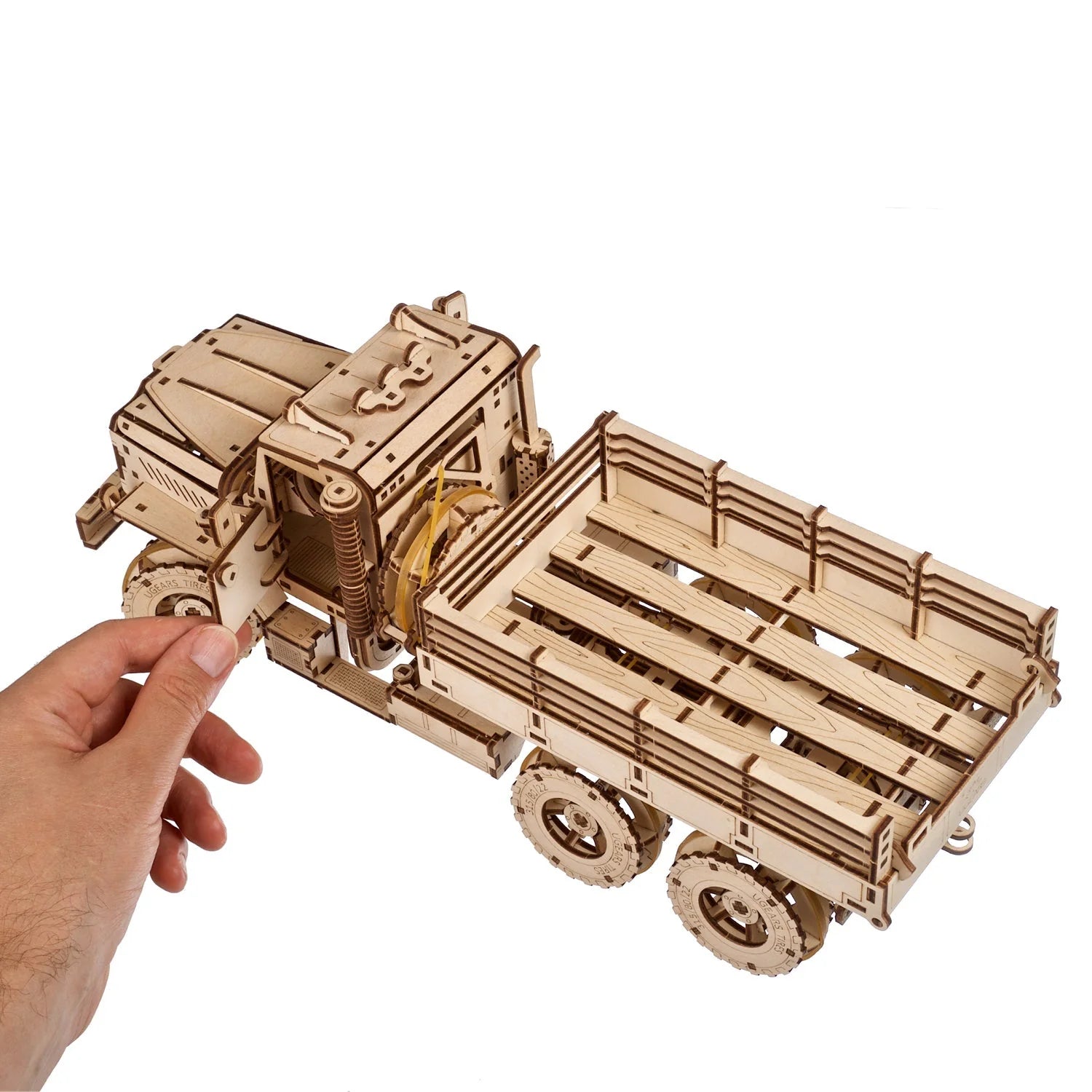 Puzle 3D de madera mecánico UGEARS- Cargo Truck (CAMIÓN DE CARGA) 🚚
