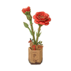 PUZZLE 3D MADERA ROBOTIME - ROWOOD  Red Carnation (Clavel) TW052 🥀