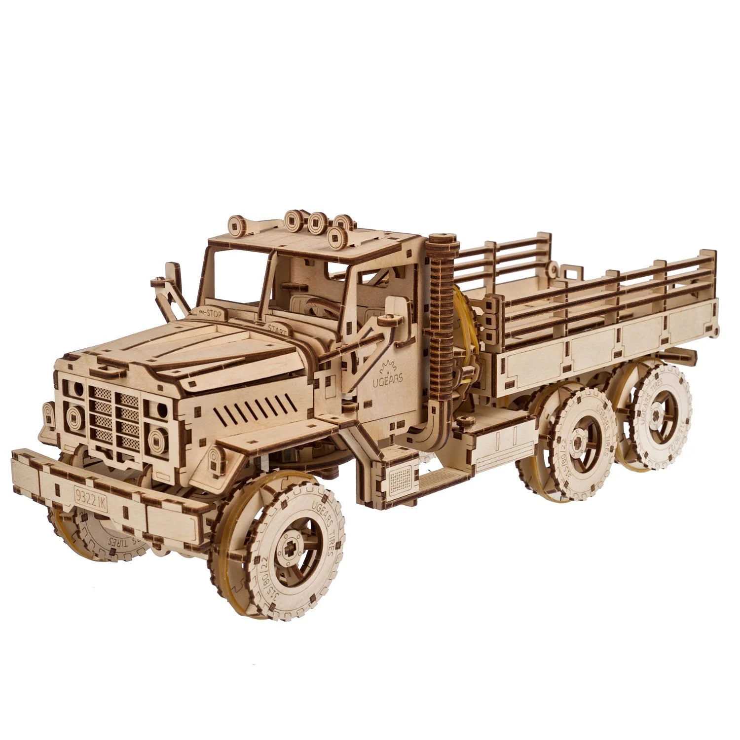 Puzle 3D de madera mecánico UGEARS- Cargo Truck (CAMIÓN DE CARGA) 🚚