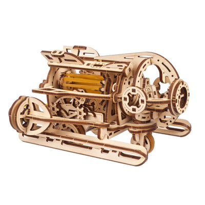 Puzle 3D de madera mecánico UGEARS - Submarino Steampunk ⚓🌊