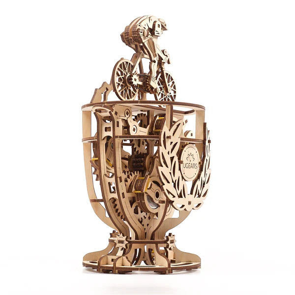 Puzle 3D de madera- Ciclista Autómata- Ugears 🚴