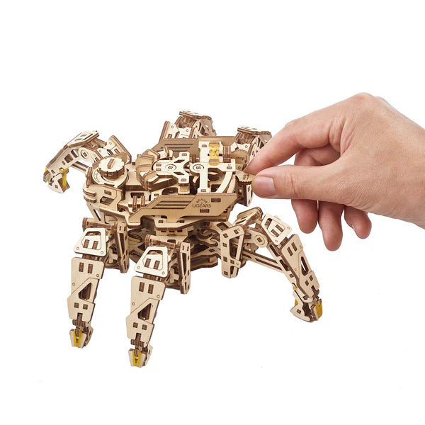 Puzle 3D de madera- Hexápodo- Ugears 🕷️