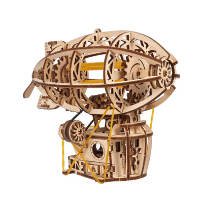 Puzle 3D de madera mecánico UGEARS - Aeronave Steampunk (DIRIGIBLE) ☁️