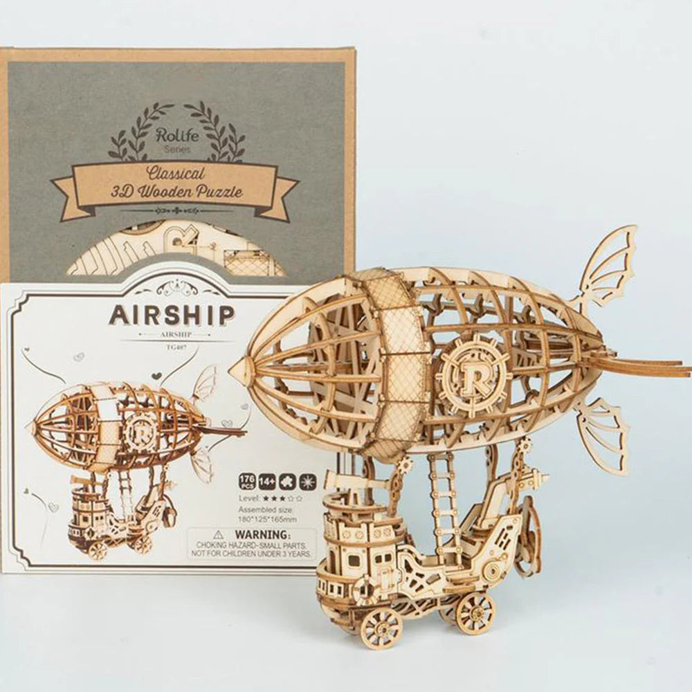 PUZLE 3D MADERA ROBOTIME - AIRSHIP TG407 ☁️