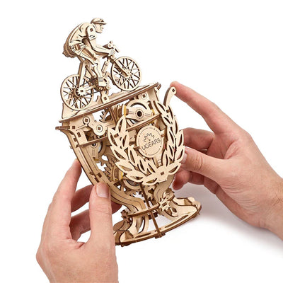 Puzle 3D de madera- Ciclista Autómata- Ugears 🚴