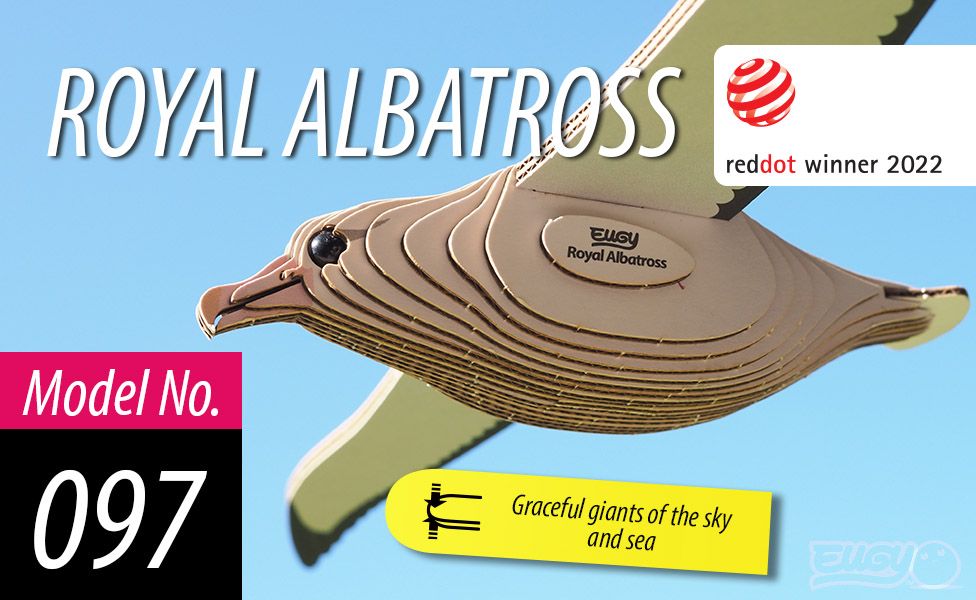 Puzzle 3D Eugy Dodoland- Royal Albatross (Albatros Real)